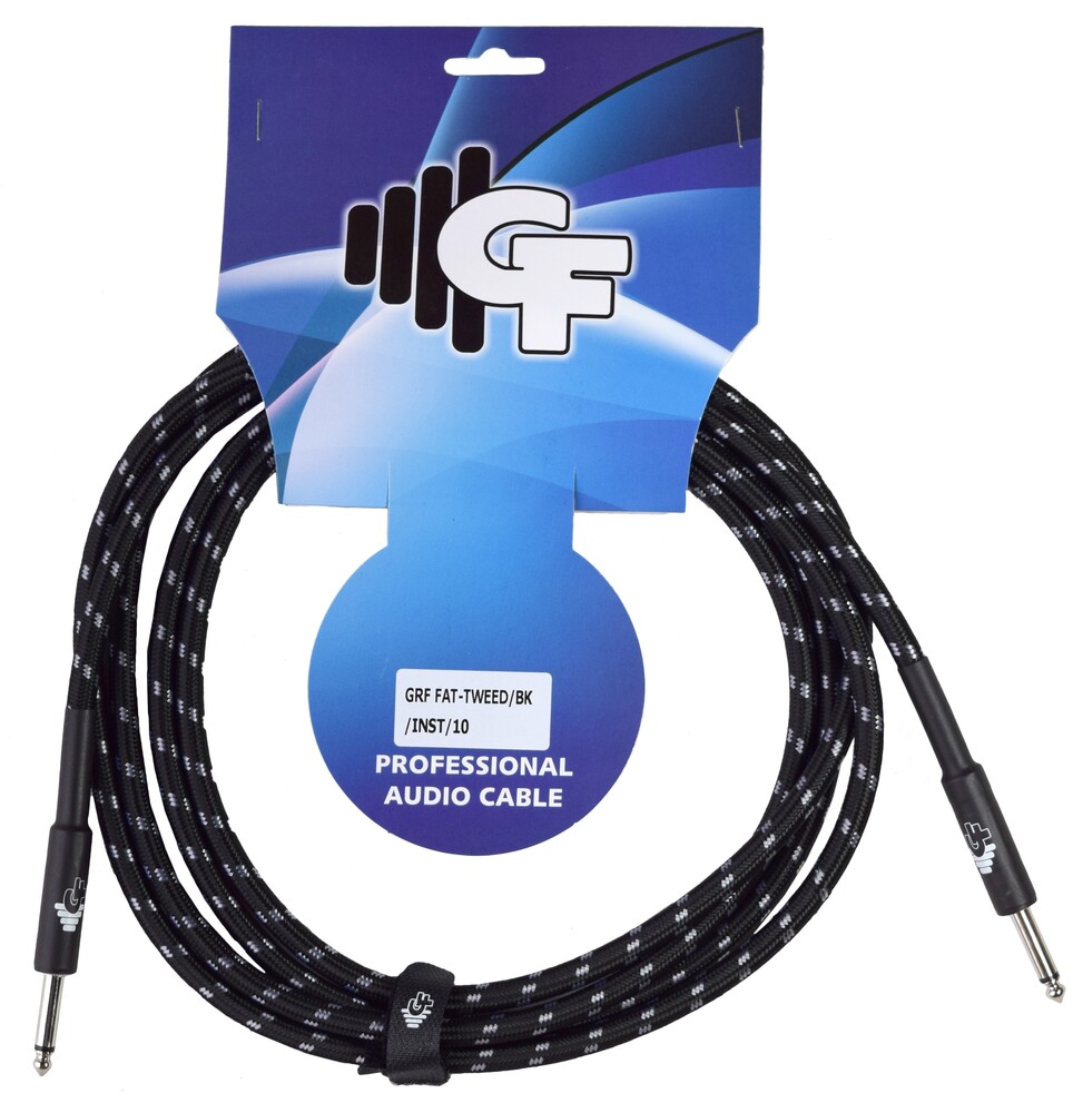 Groove Factory 10 Ft Tweed Instrument Cable