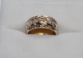 Yellow Gold 14kt Band Ring 