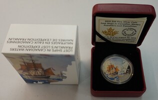Royal Canadian Mint 2015 $20 Fine Silver Coin Lost Ships in Canadian Waters Franklins Lost Expeditio