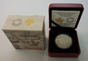 Royal Canadian Mint 2014 $15 Fine Silver Coin Exploring Canada: The Voyageurs