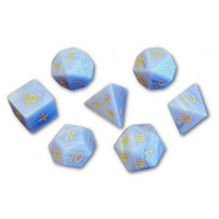 Fifteen4two Ventures Blue Agate 7 Piece Set "Icy Blade"