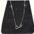 White Gold 10k Box Link Necklace Sz:16"