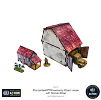 Warlord Games WW2 Normandy Coach House With Chicken Coop 