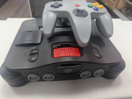 Nintendo N64 Console with Expansion Pak and Gray Controller