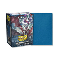 Dragon Shield Sleeves: Matte Dual: Blue Silver (100)