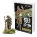 Warlord Games Bolt Action 3rd Edition Hard Cover Rule Book With Francis S. Curry Special Miniature  