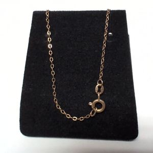 Yellow Gold 10k Chain Link Necklace Sz:20"