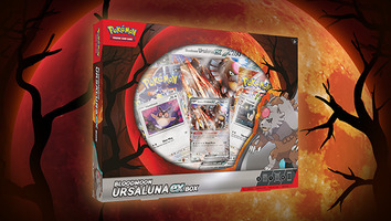 Pokemon Cards Bloodmoon Ursaluna EX Box