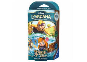 Disney Lorcana Azurite Sea Starter Deck Emerald and Sapphire