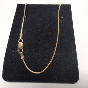 Yellow Gold 14k Snake Chain Sz:18"