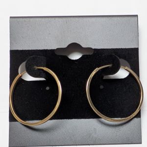 Yellow Gold 10k Hoop Earrings