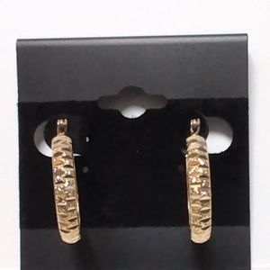 Yellow Gold 10k Hoop Earrings 