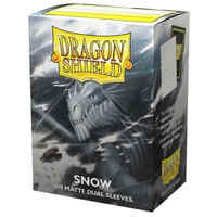 Dragon Shield  Snow 100 Matte Dual Sleeves 