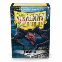 Dragon Shield  Black 100 Matte Standard Size 