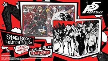 PS4 Game Persona 5 [Steelbook Edition]