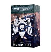 Warhammer 40k Chapter Approved 2025-26 Mission Deck 
