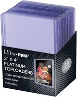 Ultra Pro 3" x 4" Platinum Toploaders (25)