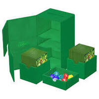 Ultimate Guard Twin Flip N Tray 200+ Deck Case Monocolor Green