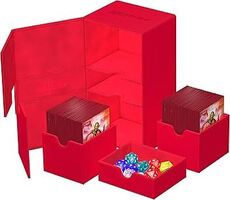 Ultimate Guard Twin Flip N Tray 200+ Deck Case Monocolor Red