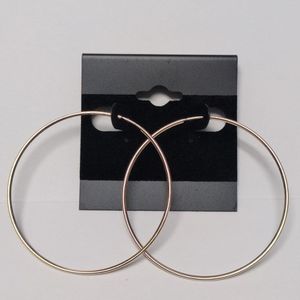 Yellow Gold 10k Large Hoop Earrings