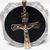 Two tone Gold 10k Cross Pendant 
