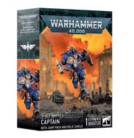 Warhammer 40k Space Marines - Captain With Jump Pack And Relic Shield