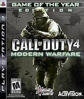 PS3 Game Call Of Duty 4 Modern Warfare - Game Of The Year Edition